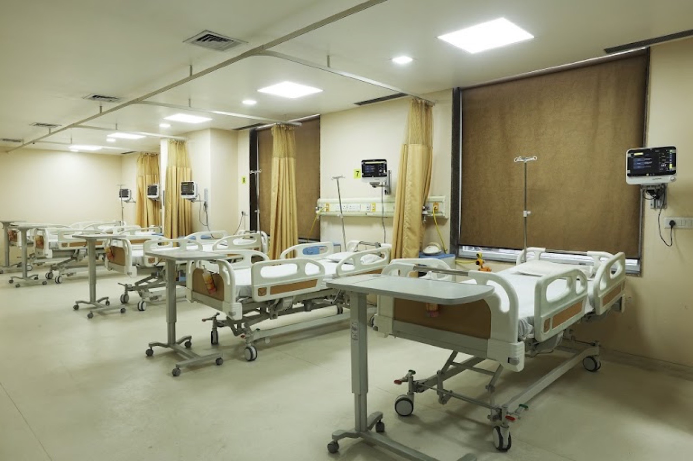Max Healthcare hospital ward